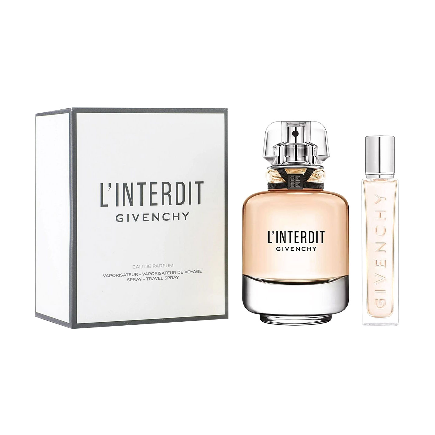 Парфумований набір жіночий Givenchy L'Interdit (парфумована вода, 80 мл + парфумована вода, 12.5 мл)